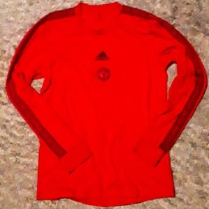 Long sleeve adidas manchester united shirt